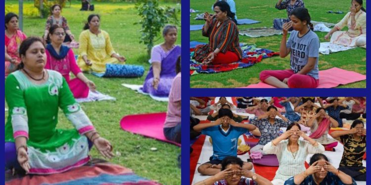 बागेत वगैरे सकाळच्या वेळीस गेलो तर वातावरण अतिशय सुंदर असते. लोकं मूलबाळ, बायका मुली सगळे व्यायाम करतांना दिसतात. तर कोणी धावतांना दिसतात.तर कोणी मस्त पैकी घोळक्या मध्ये गप्पा करताना दिसतात