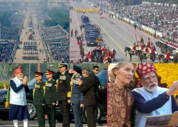 भारतीय प्रजासत्ताक दिन विदेशी पाहुण्यांची आणि राजकीय नेत्यांची उपस्थिती. उत्साहात आणि जल्लोषात भारतीय प्रजासत्ताक दिन साजरा!