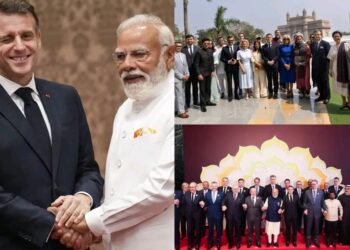 फ्रान्स चे अध्यक्ष इमानुएल मॅक्रोन यांची भारत भेट. महाराष्ट्राची राजधानी मुंबई येथे काही वेळ घालवला . हिंदी चित्रपट सिनेतारकासोबत भेट . दिल्ली येथील जागतिक Ai इम्पॅक्ट परिषदेमध्ये उपस्थिती .