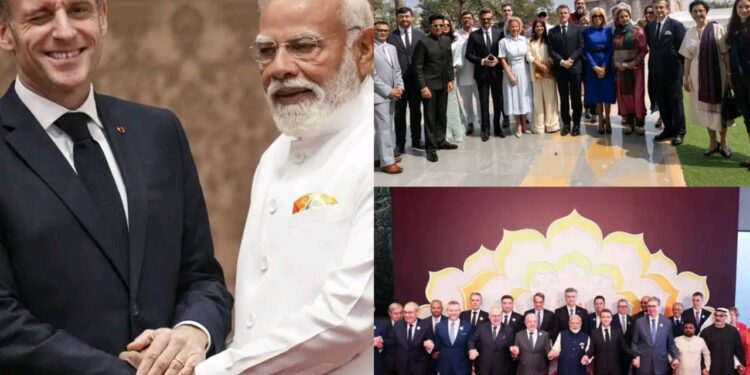 फ्रान्स चे अध्यक्ष इमानुएल मॅक्रोन यांची भारत भेट. महाराष्ट्राची राजधानी मुंबई येथे काही वेळ घालवला . हिंदी चित्रपट सिनेतारकासोबत भेट . दिल्ली येथील जागतिक Ai इम्पॅक्ट परिषदेमध्ये उपस्थिती .