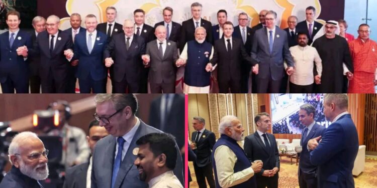 दिल्ली येथील भारत मंडपम येथे पार पडलेल्या जागतिक AI इम्पॅक्ट परिषदेमध्ये जगातील अनेक देशांच्या नेत्यांनी, तंत्रज्ञान जगातील तंत्रज्ञान प्रेमींनी, व्यापारी आणि संशोधकांची उपस्थिती उल्लेखनीय होती .