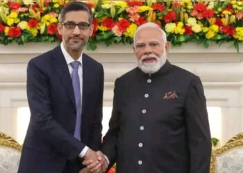 आर्टिफिशिअल इंटीलिजन्स च्या माध्यमाद्वारे सर्वांनी एकत्र येणे हे आज आवश्यक आहे जेणेकरून जागतिक आव्हानांना किंवा जगामध्ये निर्माण होणाऱ्या समस्यांना त्या द्वारे आम्ही सामोरे जाऊ शकू आणि त्या समस्यांना आम्ही सोडवू शकू: सुंदर पिचाई