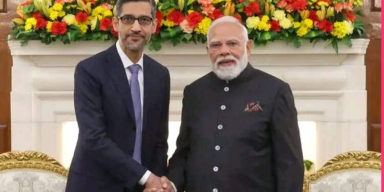 आर्टिफिशिअल इंटीलिजन्स च्या माध्यमाद्वारे सर्वांनी एकत्र येणे हे आज आवश्यक आहे जेणेकरून जागतिक आव्हानांना किंवा जगामध्ये निर्माण होणाऱ्या समस्यांना त्या द्वारे आम्ही सामोरे जाऊ शकू आणि त्या समस्यांना आम्ही सोडवू शकू: सुंदर पिचाई