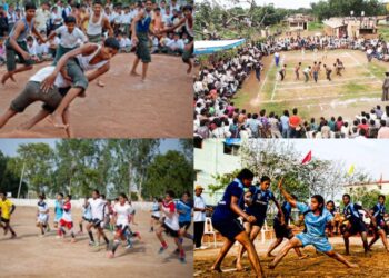 कबड्डी , खोखो , कुस्ती , बॅडमिंटन , गोळा फेक, हॉकी , पोहणे ,ऍथलेटिकस , या प्रकारांमध्ये , खेड्यापाड्यांमध्ये मोठ्या प्रचंड प्रमाणात मुलं मुली दरवर्षी तयार होत असतात .