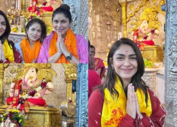 पुण्यामध्ये आला आहात आणि पुण्यामध्ये येऊन जर का तुम्ही पुण्यातील दगडू शेट हलवाई च्या गणपती मंदिराला भेट नाही दिलात तर काय अर्थ: अभिनेत्री मृणाल ठाकूर