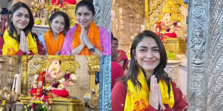 पुण्यामध्ये आला आहात आणि पुण्यामध्ये येऊन जर का तुम्ही पुण्यातील दगडू शेट हलवाई च्या गणपती मंदिराला भेट नाही दिलात तर काय अर्थ: अभिनेत्री मृणाल ठाकूर