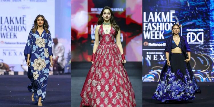 लॅक्मे फॅशन वीक २०२६ च्या रॅम्प वर डायना पेंटी , तमन्ना भाटिया , त्याचबरोबर अदिती राव हैदरी यांनी वॉक करून प्रेक्षकांची वाहवाह मिळविली