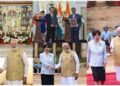 जपानचा पहिल्या पंतप्रधान सानाए ताकाइची त्यांचा पहिल्या तीन दिवसीय भारत दौऱ्यावर , पंतप्रधान मोदी यांचा सोबत भारत जपान शिखर परिषदेमध्ये दोन्ही नेत्यांनी सह्भाग घेतला