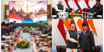 भारतीय पंतप्रधानांची परत परदेश वारी, पहिल्या टप्प्यात त्यांनी इंडोनेशिया येथे भेट दिली !