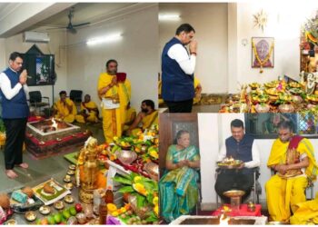 मुख्यमंत्री देवेंद्र फडणवीस यांची मुल या आपल्या वडिलोपार्जीत गावी भेट , या ठिकाणी येण्याचा प्रत्येक योग हा माझे ह्या भूमीशी असलेले ऋणानुबंध आणखी दृढ करते अश्या भावना त्यांनी यावेळी व्यक्त केल्या.