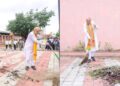 प्रधानमंत्री नरेंद्र मोदी यांचा जन्मदिवसानिमित्त केंद्रीय गृह मंत्री अमित शाह यांचा गुजरात येथील वडनगर येथे सेवा संकल्प अभियानाद्वारे; श्रमदान