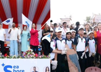 दिव्यज फाऊंडेशनने माझी मुंबई, आपली बीएमसी आणि मुंबई पोलिसांच्या सहकार्याने आयोजित केलेल्या; स्वच्छता मोहिमेत अमृता फडणवीस, हिंदी चित्रपट अभिनेते आणि राजकारण्यांचा सहभाग