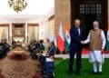 पोलंडचे पंतप्रधान डोनाल्ड टस्क यांचा भारत दौरा , ह्या दौऱ्यात त्यांची भारताचे पंतप्रधान नरेंद्र मोदी यांचा सोबत ; नवी दिल्ली येथे द्विपक्षीय चर्चा पार पडली .